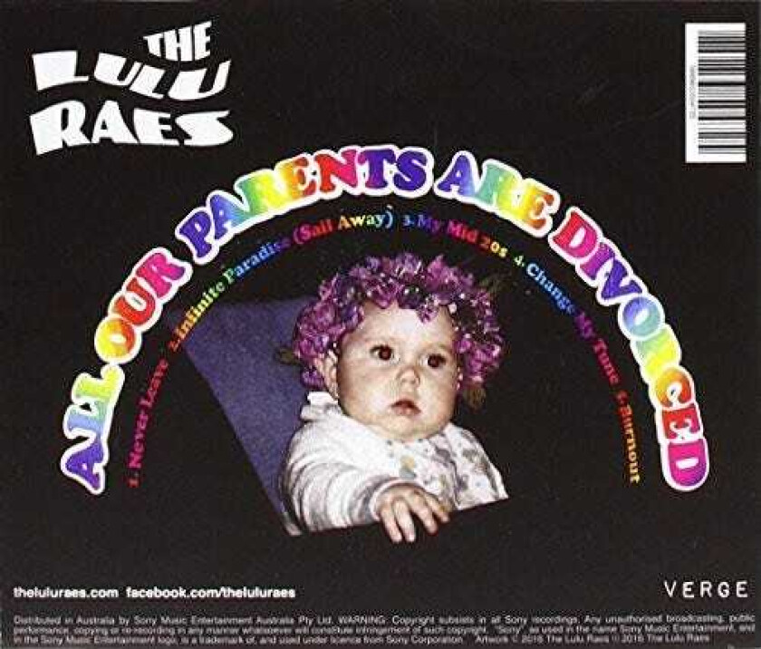 Lulu Raes All Our Parents Are Divorced CD