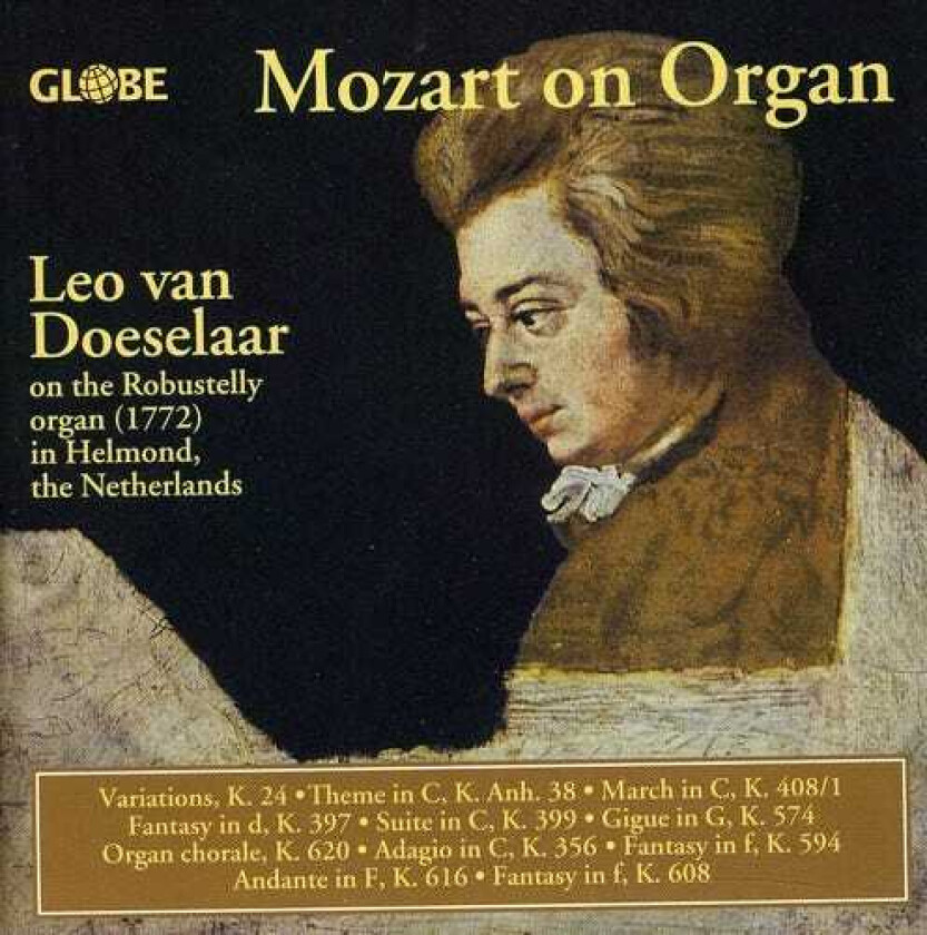Mozart On Organ CD