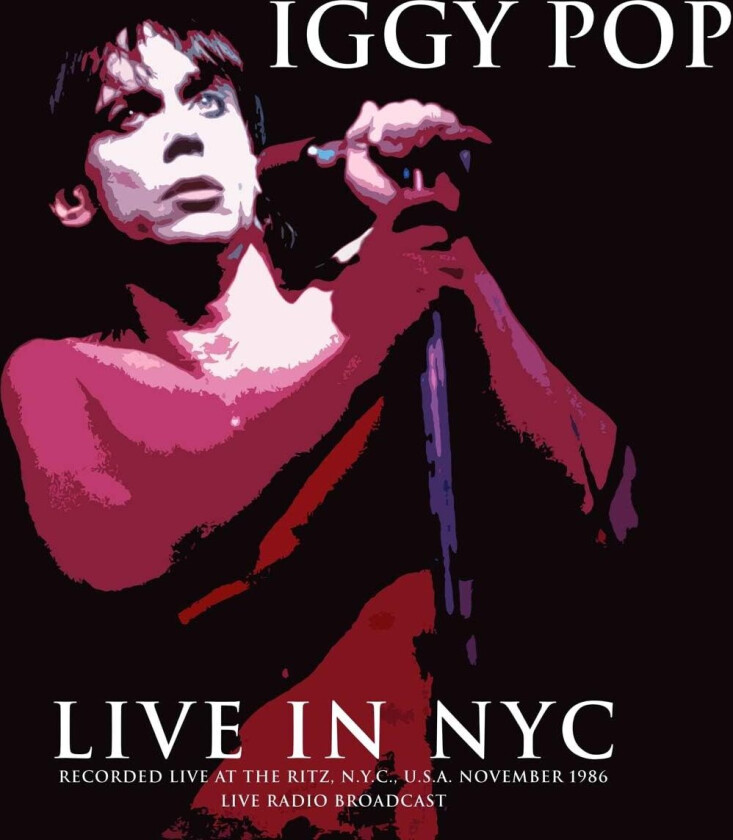 Iggy Pop Best of Live In NYC 1986 LP/Vinyl
