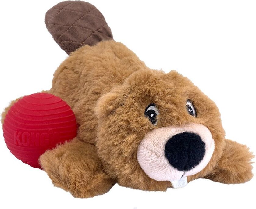 KONG Cozie Pocketz Kosedyr Bever med Lomme