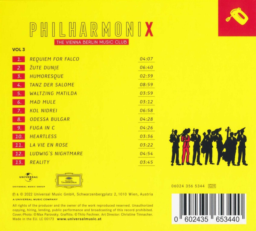 Philharmonix Vienna Berlin Music Club (vol. 3) CD
