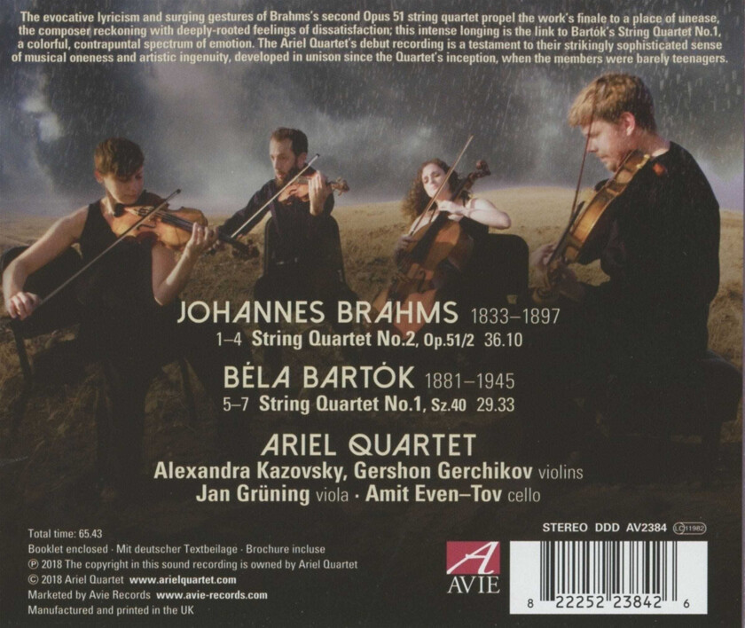 String Quartet 2 / String Quartet 1 CD