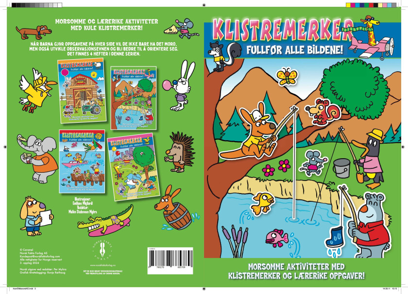 Klistremerker fullfører alle bildene morsomme aktiviteter med klistremerker og lærerike oppgaver!