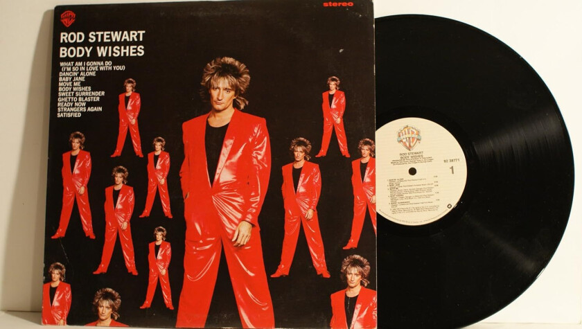 Rod Stewart Body Wishes LP/Vinyl