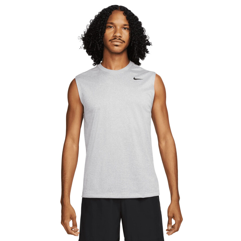 Dri-FIT Legend Sleeveless Fitness T-Shirt, singlet herre Tumbled Grey/flt Sil