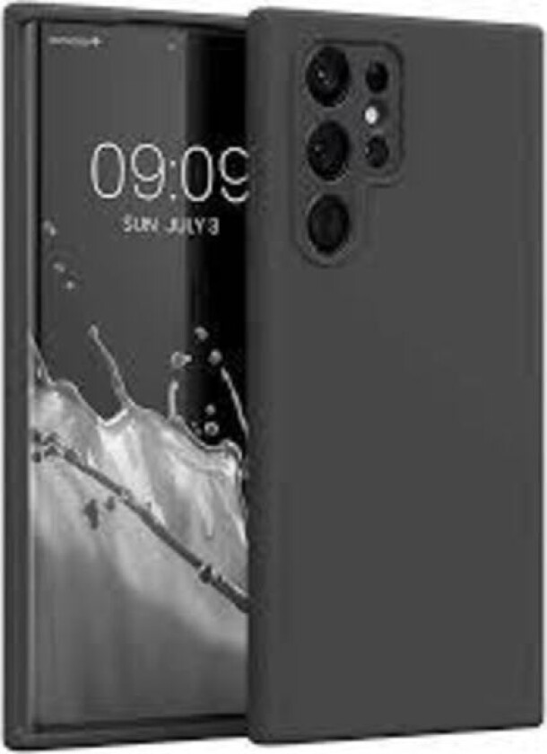 Deksel i gummi, Samsung S21 Ultra - Matt overflate Black