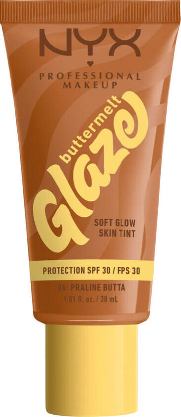 NYX Professional Makeup Buttermelt Glaze SPF30 Foundation 06 Pral