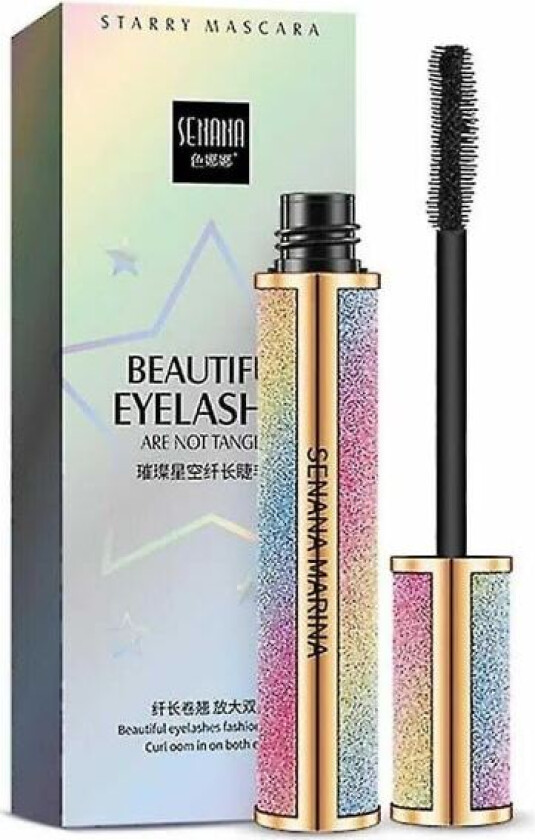 4D Silkefiber Vipper Tykk Forlengende Maskara