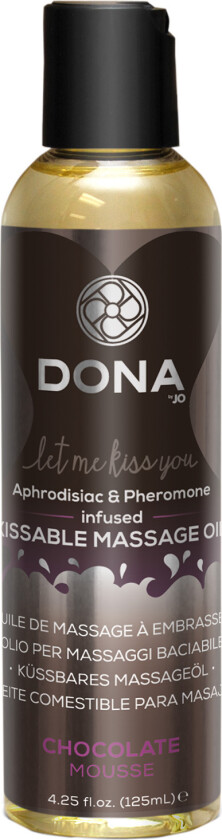 Dona Kissable Massasjeolje med Smak 110 ml - Klar
