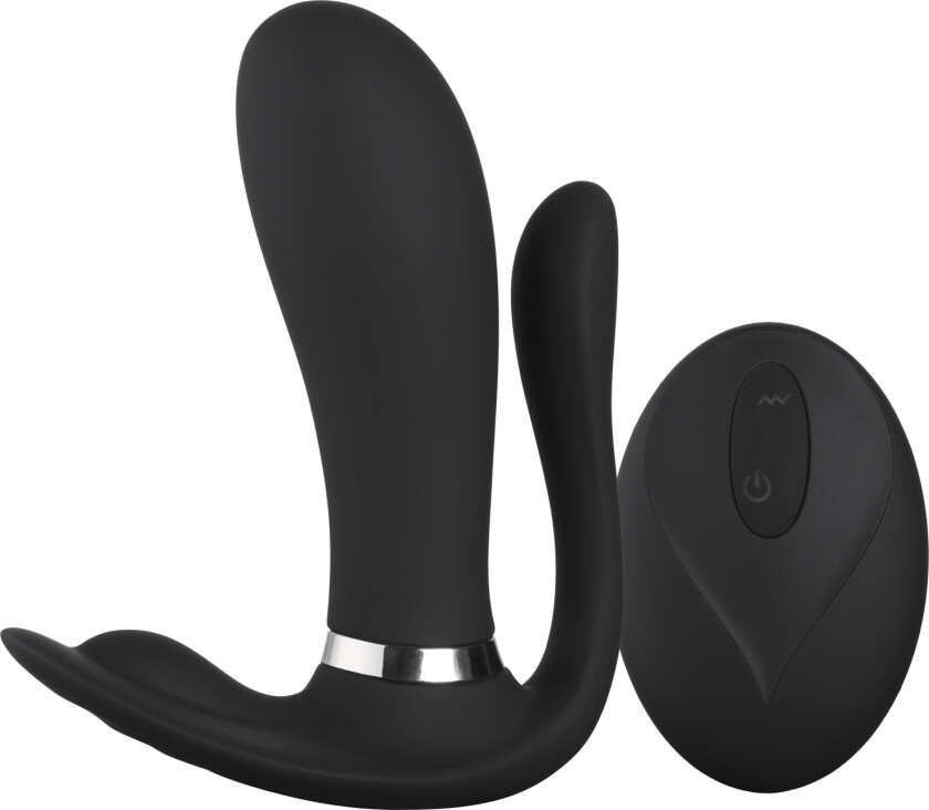 Triple Teaser Fjernstyrt Vibrator - Svart