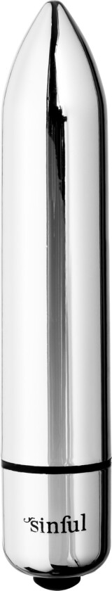 10-Speed Magic Silver Bullet Vibrator     - Sølv