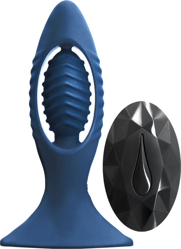 Renegade V2 Vibrerende analplugg      - Blå
