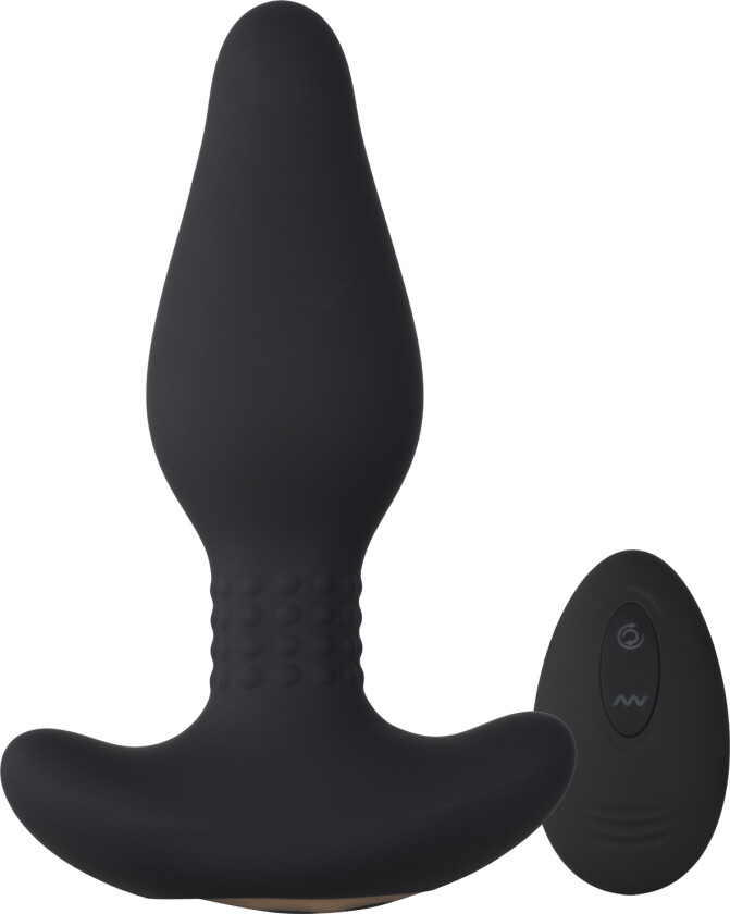 Carl Vibrerende Analplugg - Svart