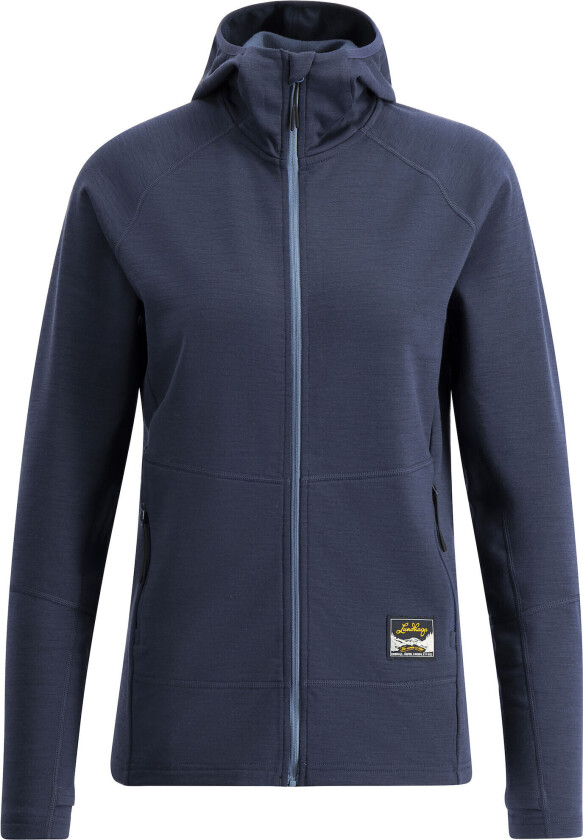 Tived Merino Hoodie W Deep Blue XS, Deep Blue