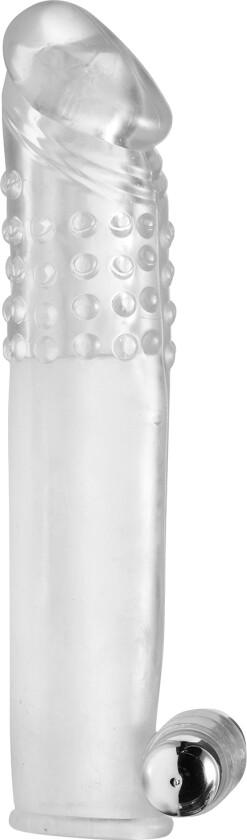 Clear Sensations Penis Forlenger Sleeve med Vibrator - Klar