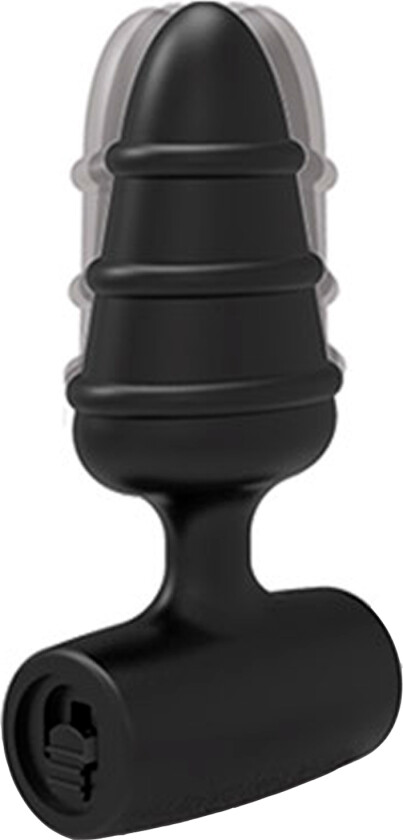 vibrerende analplugg - Svart