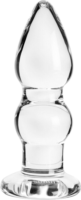 Elegant Analplugg i Glass - Medium    - Klar