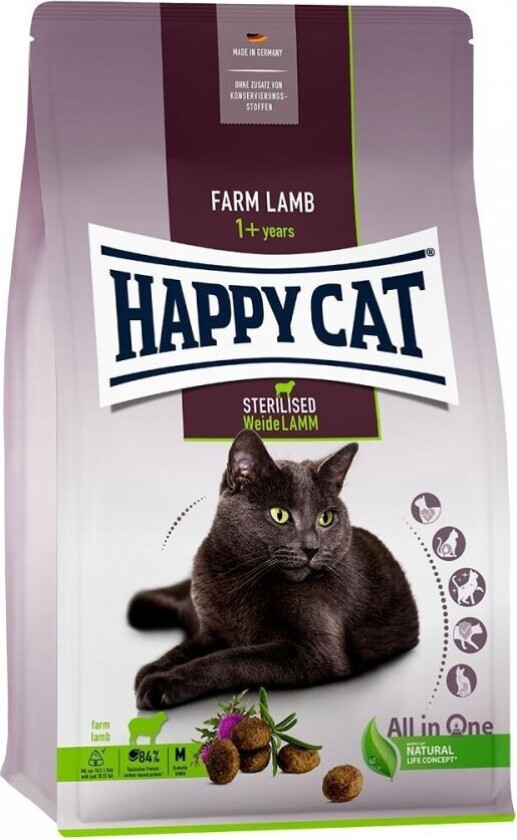 Happy Cat Sterilised Lamb (10 kg)