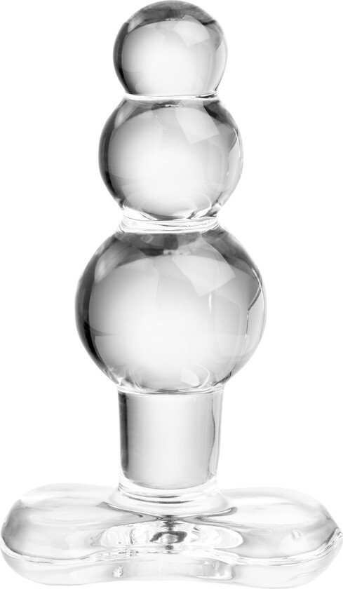 Blown Glass Analplugg - Klar