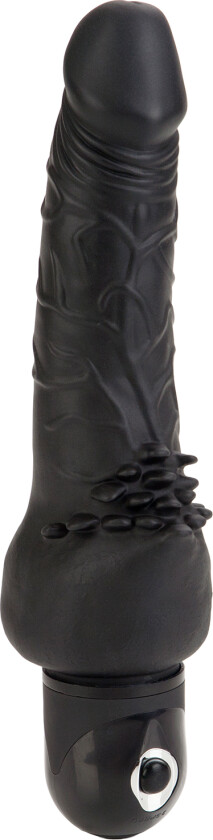 Power Stud Cliterrific Dildo Vibrator - Svart