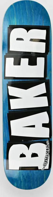 Brand Logo 8.25" Skateboard Deck rød