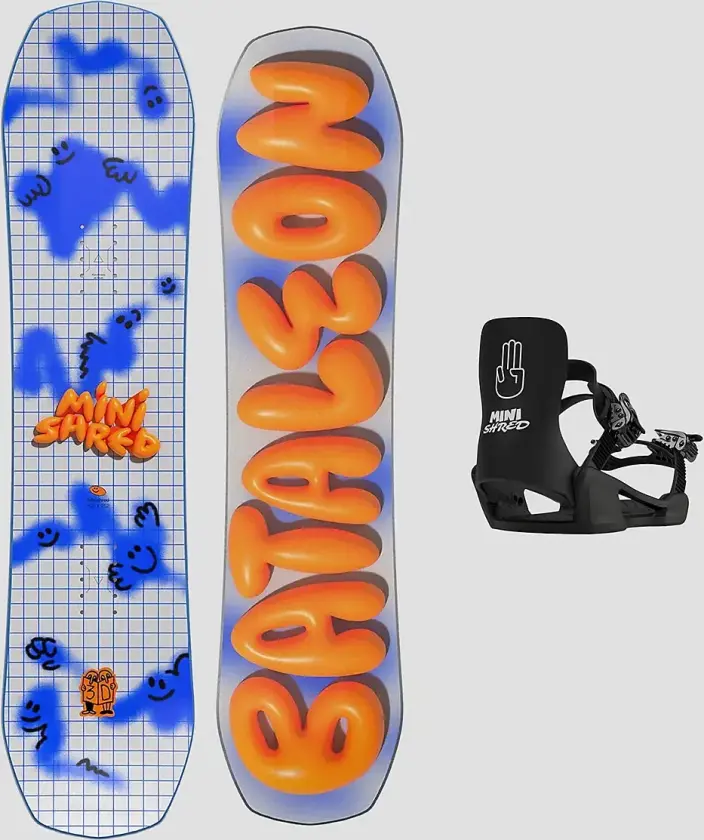 Minishred + Minishred S 2025 Snowboardpakke mønster