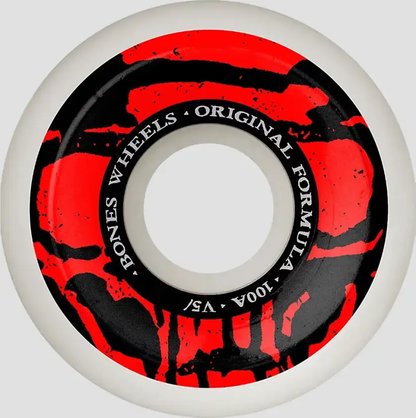 Mummy Skulls 100A V5 Sidecut 53mm Hjul hvit