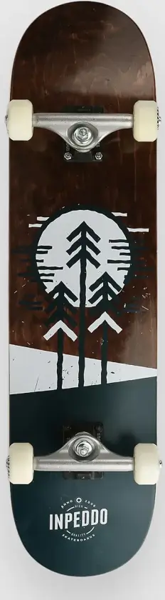 Forest 8" Skateboard Komplette brun