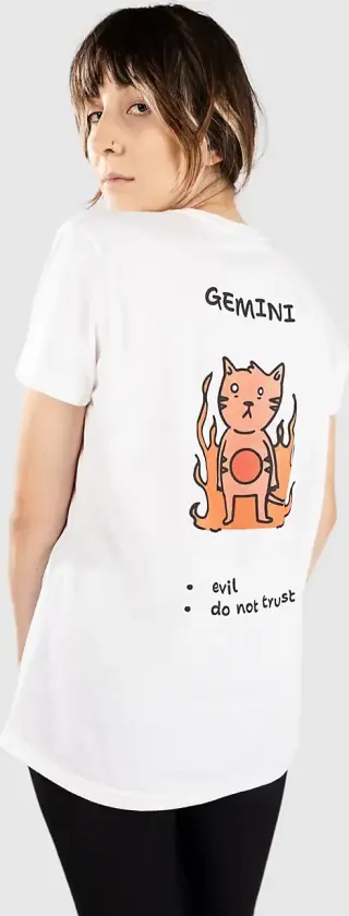 Gemini T-skjorte hvit