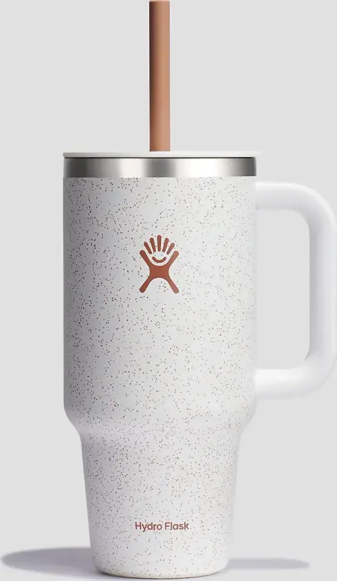 32Oz All Around Travel Tumbler Flaske hvit