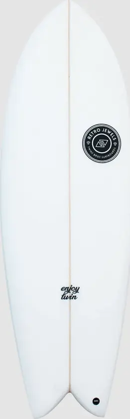 Enjoy Twin FCS2 Surfebrett hvit