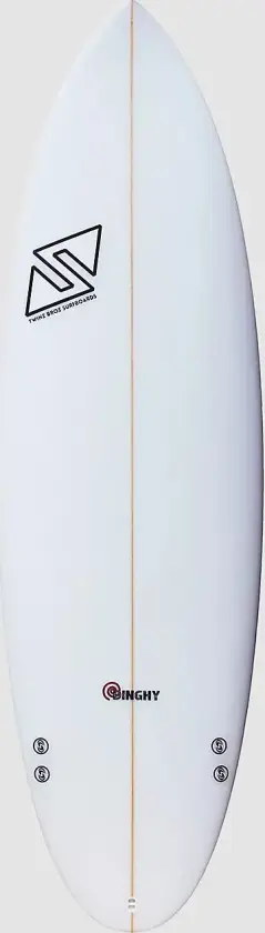 Dinghy FCS2 Surfebrett hvit