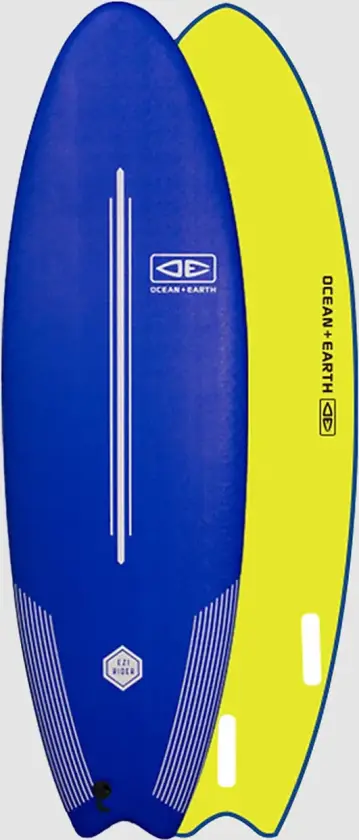 Ezi Rider 5'6 Softtop Surfebrett blå
