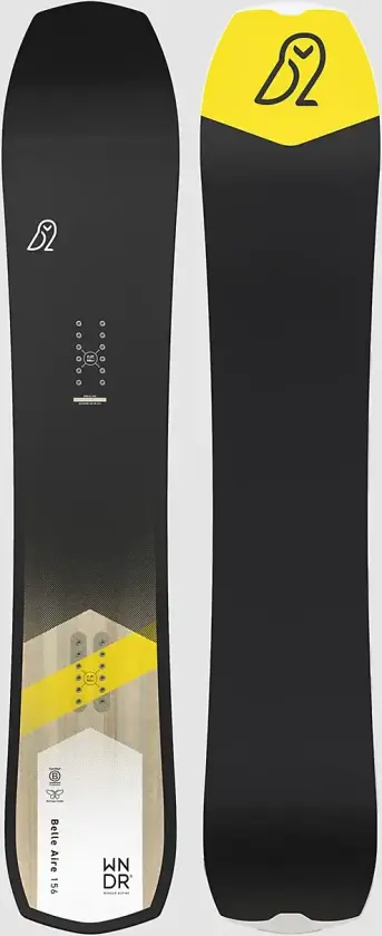 BelleAire Solid 2025 Snowboard svart