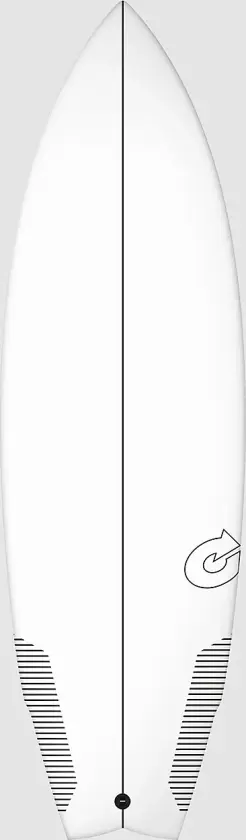 Tec Rvr Riversurfboard 5'6 Riversurfboard hvit