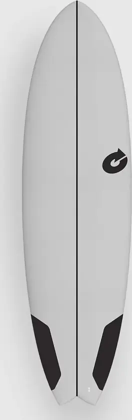 Eva Mod Fish 7'2 Surfebrett grå