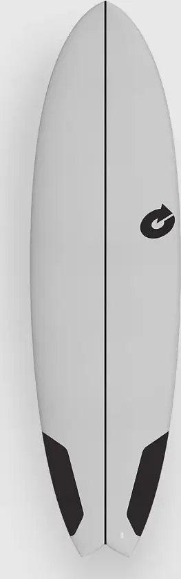 Eva Mod Fish 5'11 Surfebrett grå
