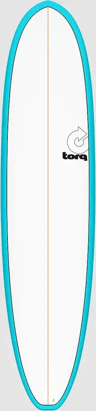 Epoxy Tet V+ Funboard Pinlines 8'2 Surfebrett blå