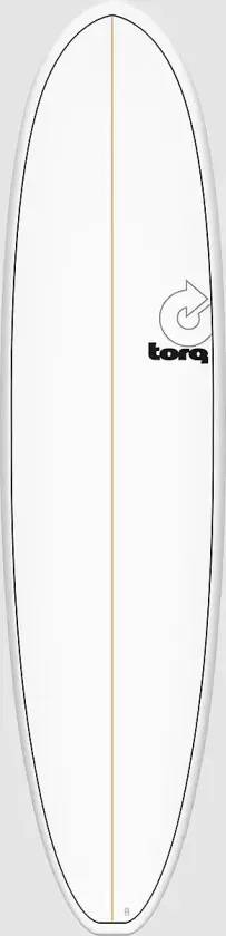 Epoxy Tet V+ Funboard Pinlines 7'8 Surfebrett hvit