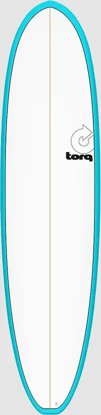 Epoxy Tet V+ Funboard Pinlines 7'8 Surfebrett blå