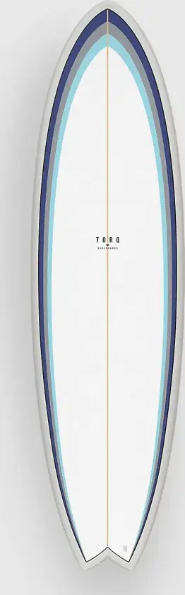 Epoxy Tet Mod Fish Classic 2 6'6 Surfebrett hvit