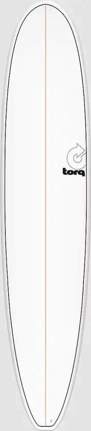 Epoxy Tet Longboard Pinlines 9'0 Surfebrett hvit
