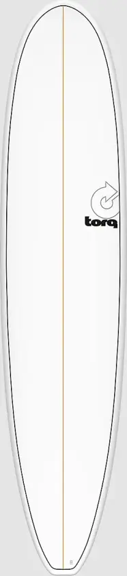 Epoxy Tet Longboard Pinlines 8'6 Surfebrett hvit