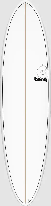 Epoxy Tet Funboard Pinlines 7'2 Surfebrett hvit