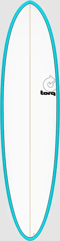 Epoxy Tet Funboard Pinlines 7'2 Surfebrett blå