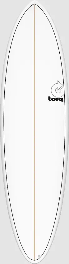 Epoxy Tet Funboard Pinlines 6'8 Surfebrett hvit