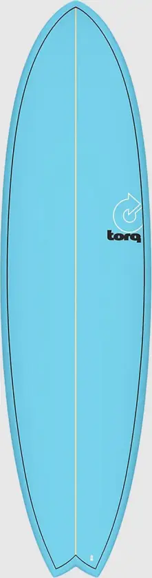 Epoxy Tet Fish 7'2 Surfebrett blå