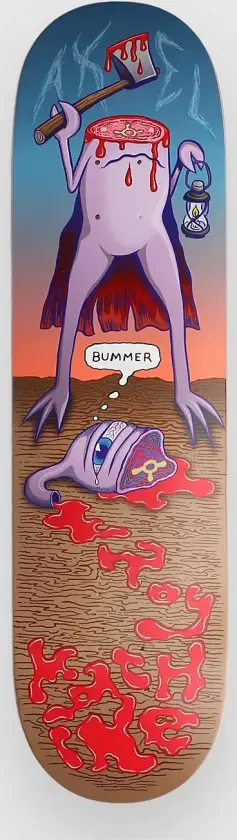 Axel Bummer 8.38" Skateboard Deck brun