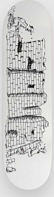 Sour Army - Working 8.375" Skateboard Deck hvit