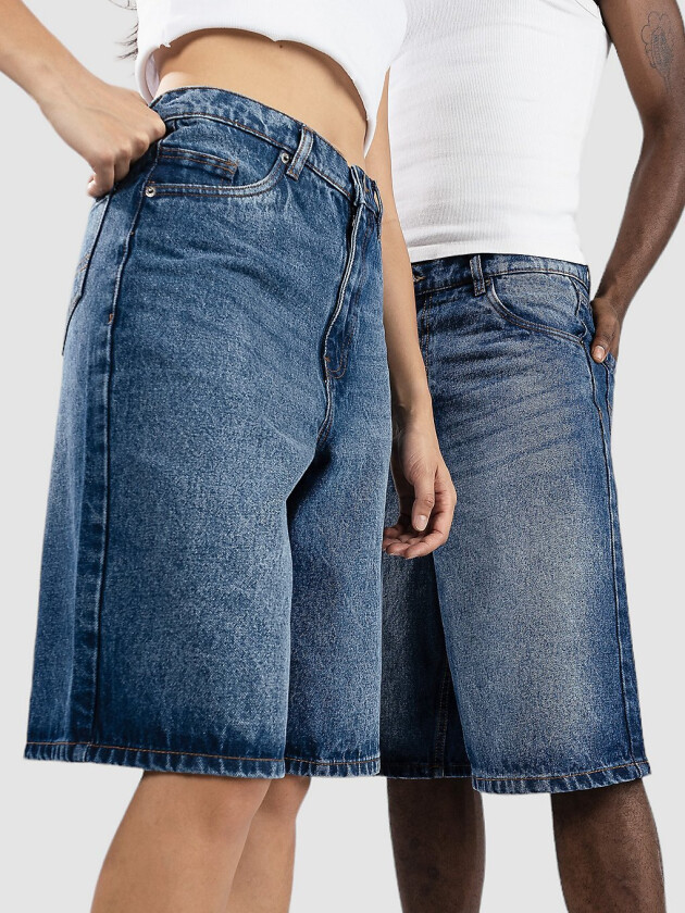90'S Heavy Denim Shorts blå